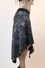 Silver Jacquard Origami Skirt - Skirt - DWebb Test