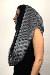 Light Gray Desert Glam Empire (infinity hood scarf)