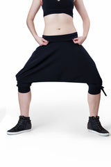 Black Cotton Capri