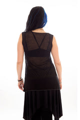 Black Sheer Cotton Tank - Top - DWebb Test