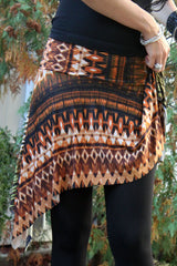 Abstract Aztec Sway Skirt - Skirt - DWebb Test