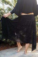 Velvet Burnout Classic Skirt - Skirt - DWebb Test