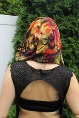 Back of Floral Blast Midi Empire