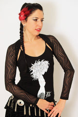 Black Lace Shrug