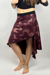 Lace Print Origami Asymmetric Skirt (Limited Edition)