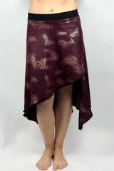 Lace Print Origami Asymmetric Skirt (Limited Edition)