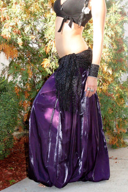 Deep Purple Lamé Debbaloons