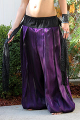 Deep Purple Lamé Debbaloons