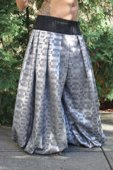 Silver Geometric Debbaloons-Pantaloons